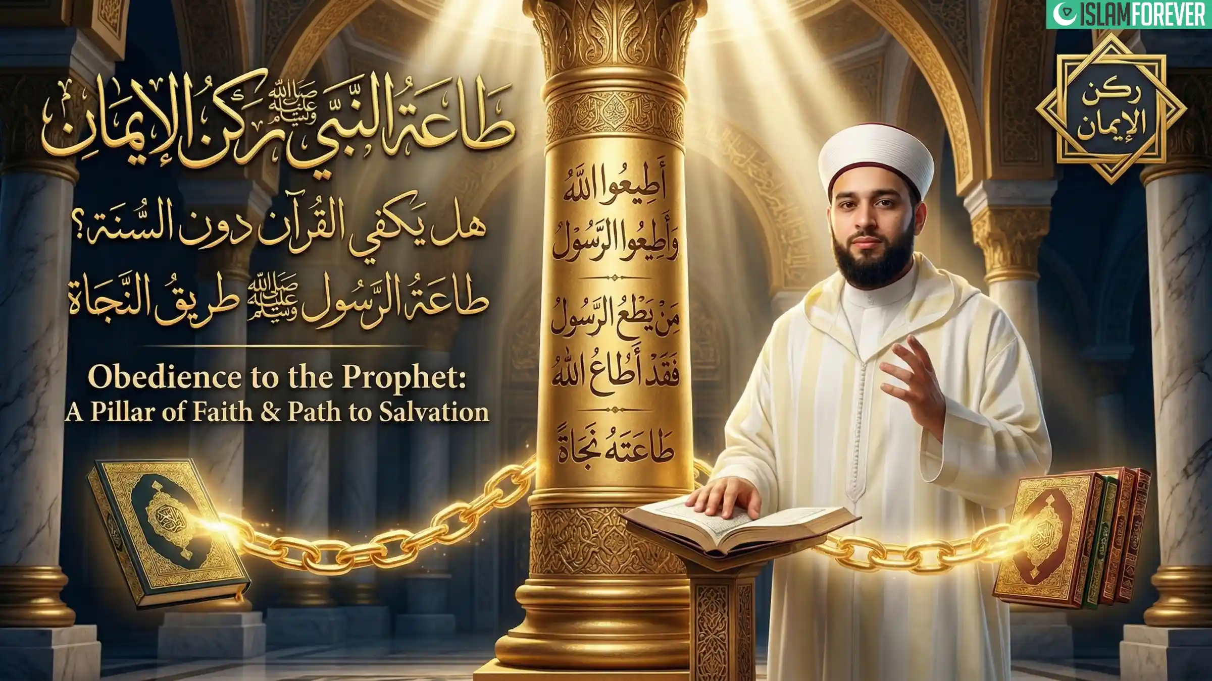 طاعة الرسول ﷺ ركن الإيمان | هل يكفي القرآن دون السنة؟ – الحلقة 11